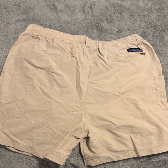 Beige Drawstring Shorts - Picture 3 of 3